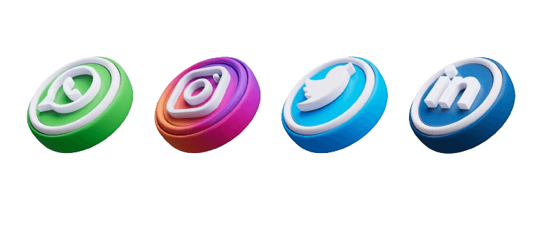 Canais omnichannel - WhatsApp, Instagram, Facebook e E-mail